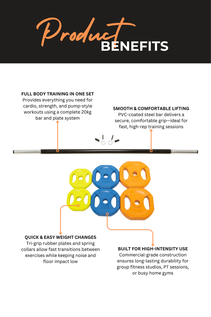 Body Iron Rising Pro Cardio Pump Set Commercial