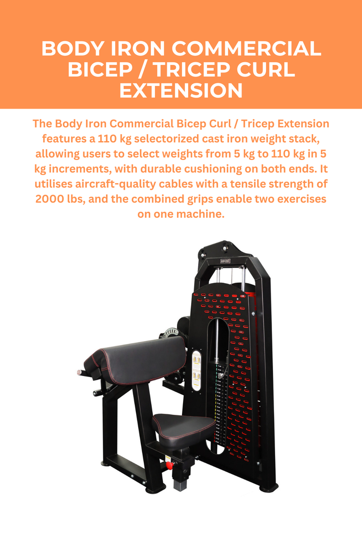 Body Iron Commercial Bicep / Tricep Curl Extension