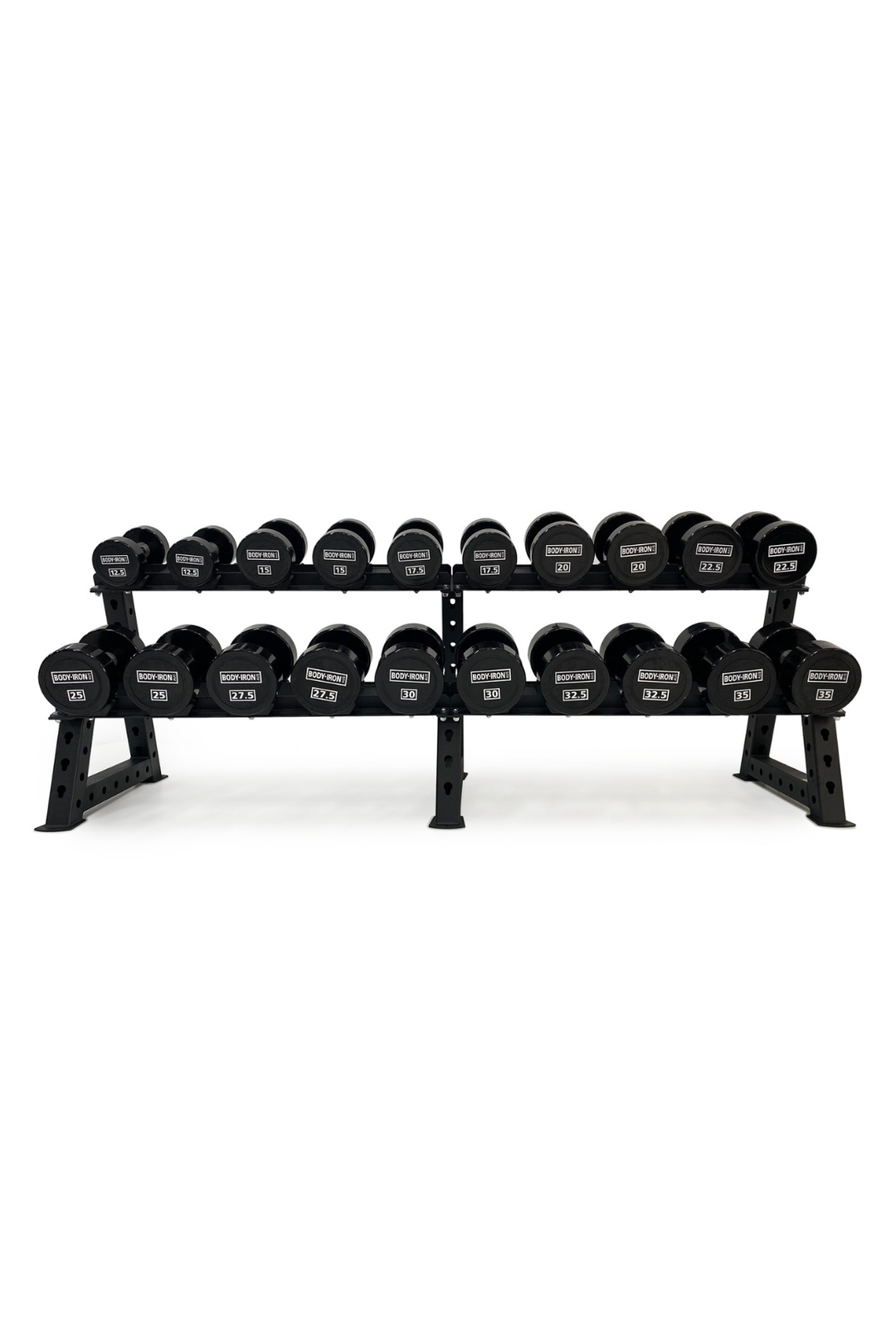 Body Iron 475kg Commercial Club CPU Dumbbell Set with Optional Rack