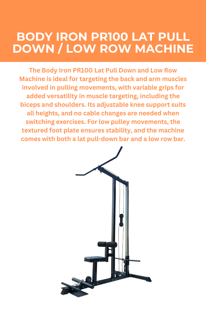 Body Iron PR100 Lat pull down / Low Row Machine