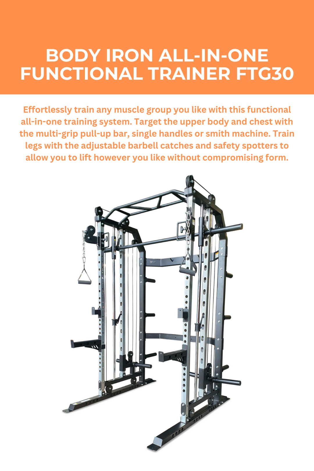 FTG30 All-in-One Training System Body Iron – World Fitness
