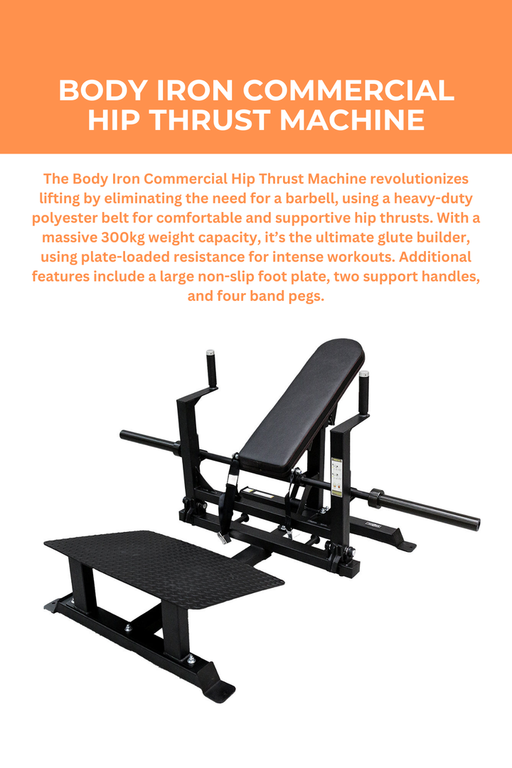 Body Iron Commercial Hip Thrust Machine