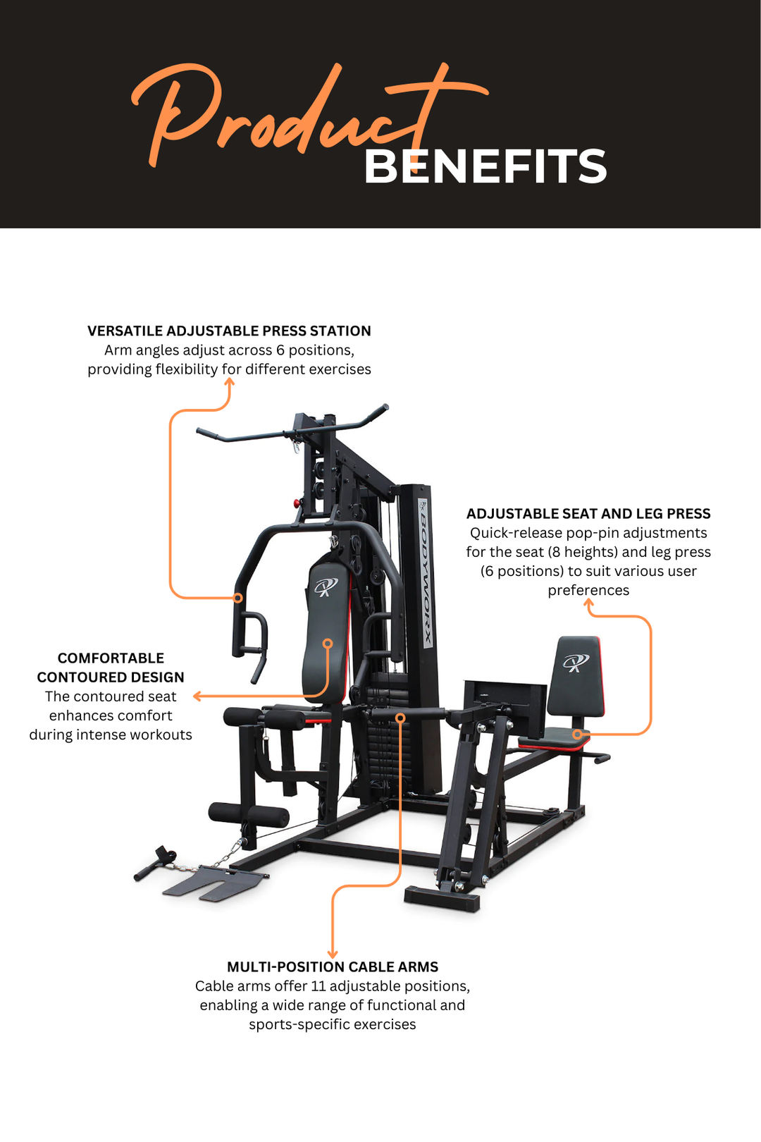 Bodyworx Official L8000lp Bodyworx Cable Leg Press Bodyworx Multi