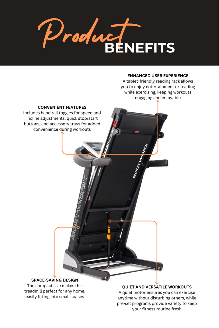 Bodyworx Challenger 150 Treadmill