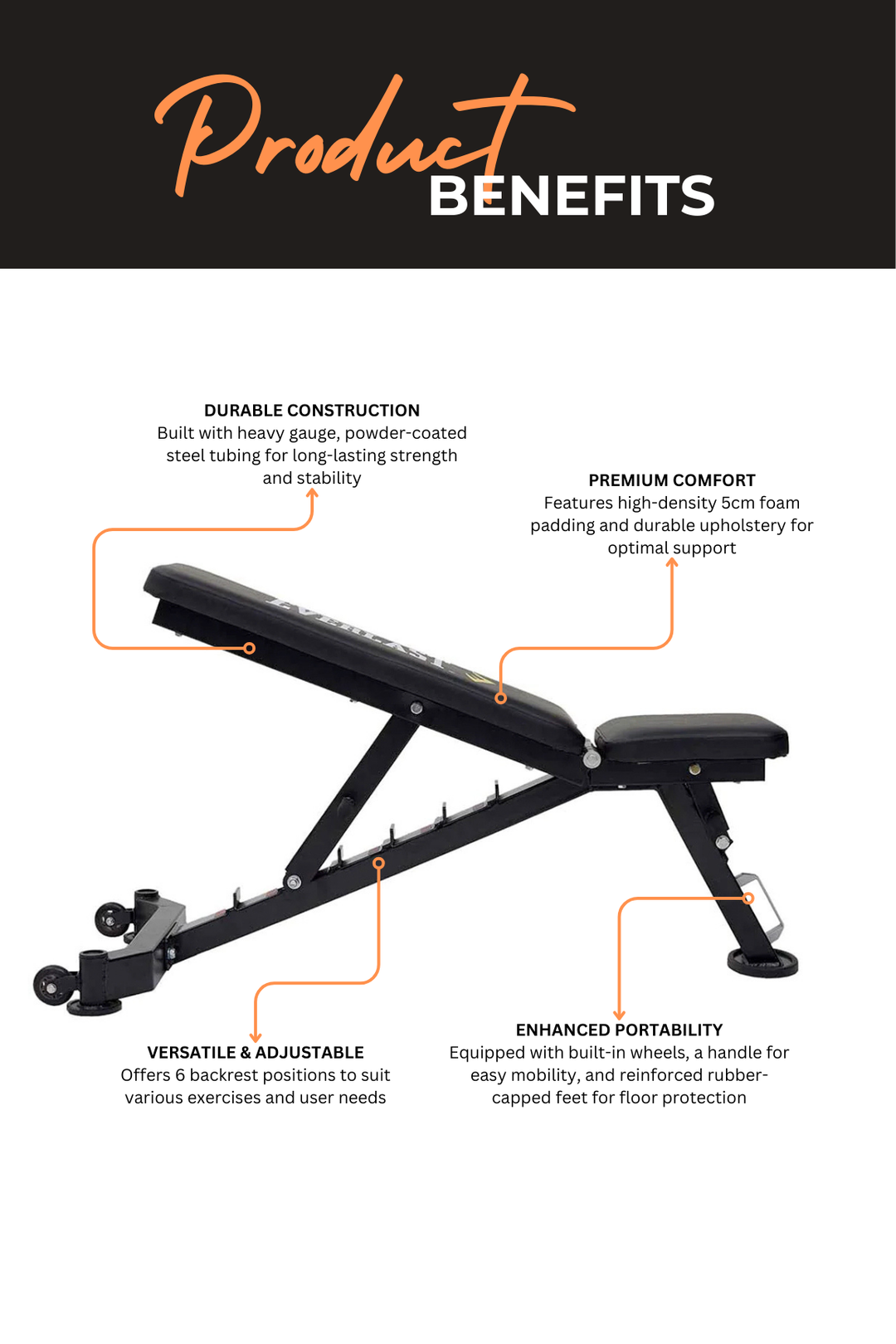 Body Iron Squat Stand Reinforced E2 Set + Everlast Incline Utility Bench