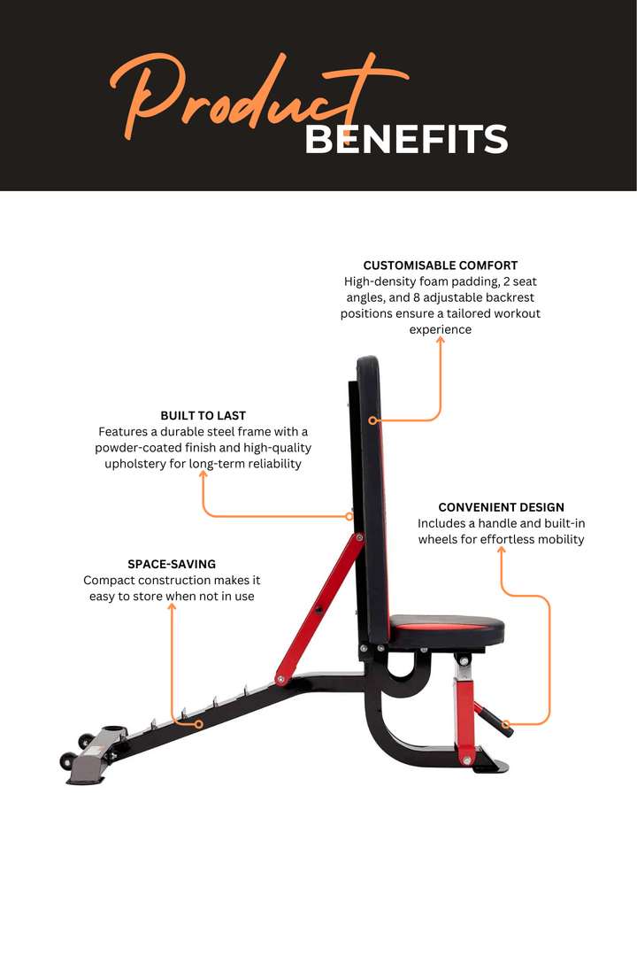 Everlast Adjustable FID Bench