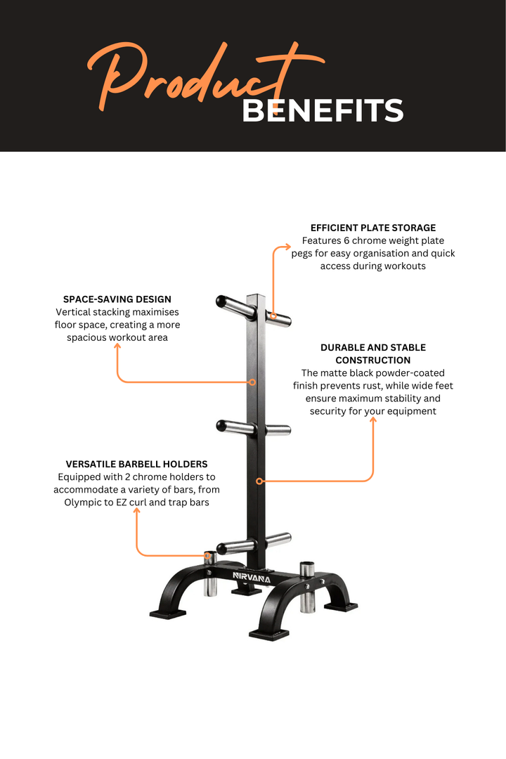 Nirvana Pro Bumper Olympic Weight Tree