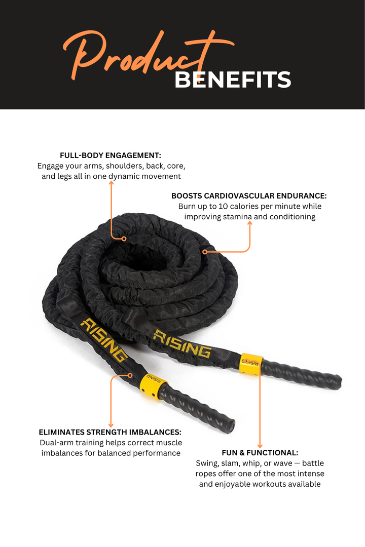 Body Iron Rising Pro Commercial 15 Metre Battle Rope