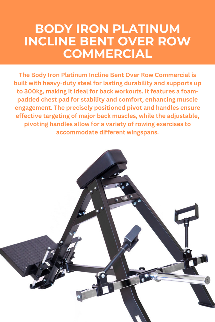 Body Iron Platinum Incline Bent Over Row Commercial