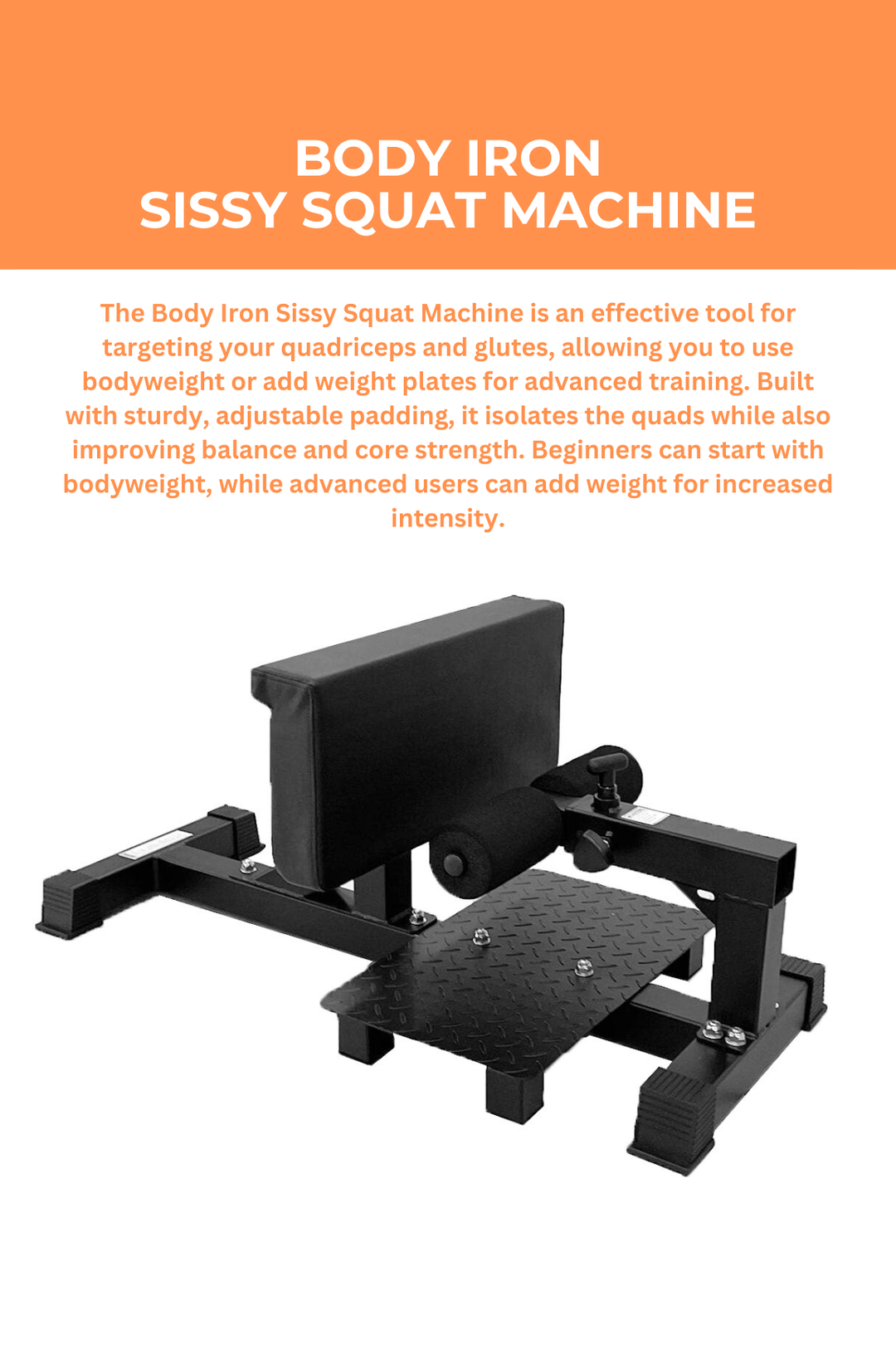 Bodyweight squat machine sale