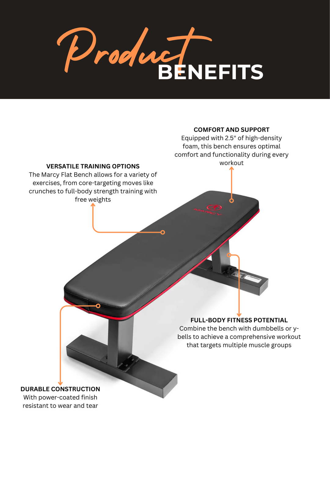 Marcy Flat Bench MSB-10510