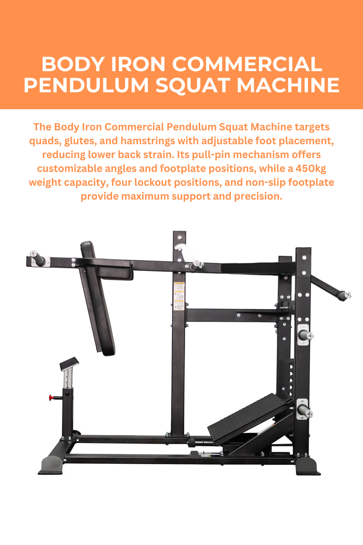 Body Iron Commercial Pendulum Squat Machine