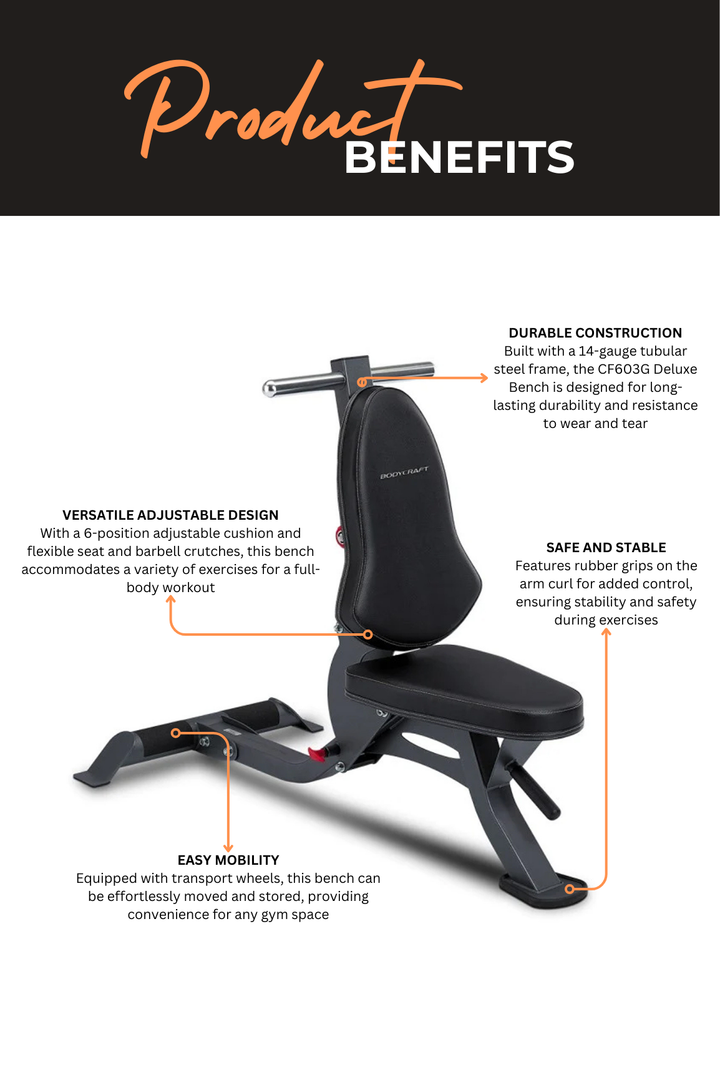 Bodycraft CF603G DELUXE FLAT INCLINE BENCH