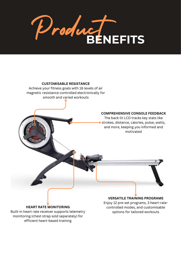 Impetus Commercial Air Mag Rower KIA6800AM