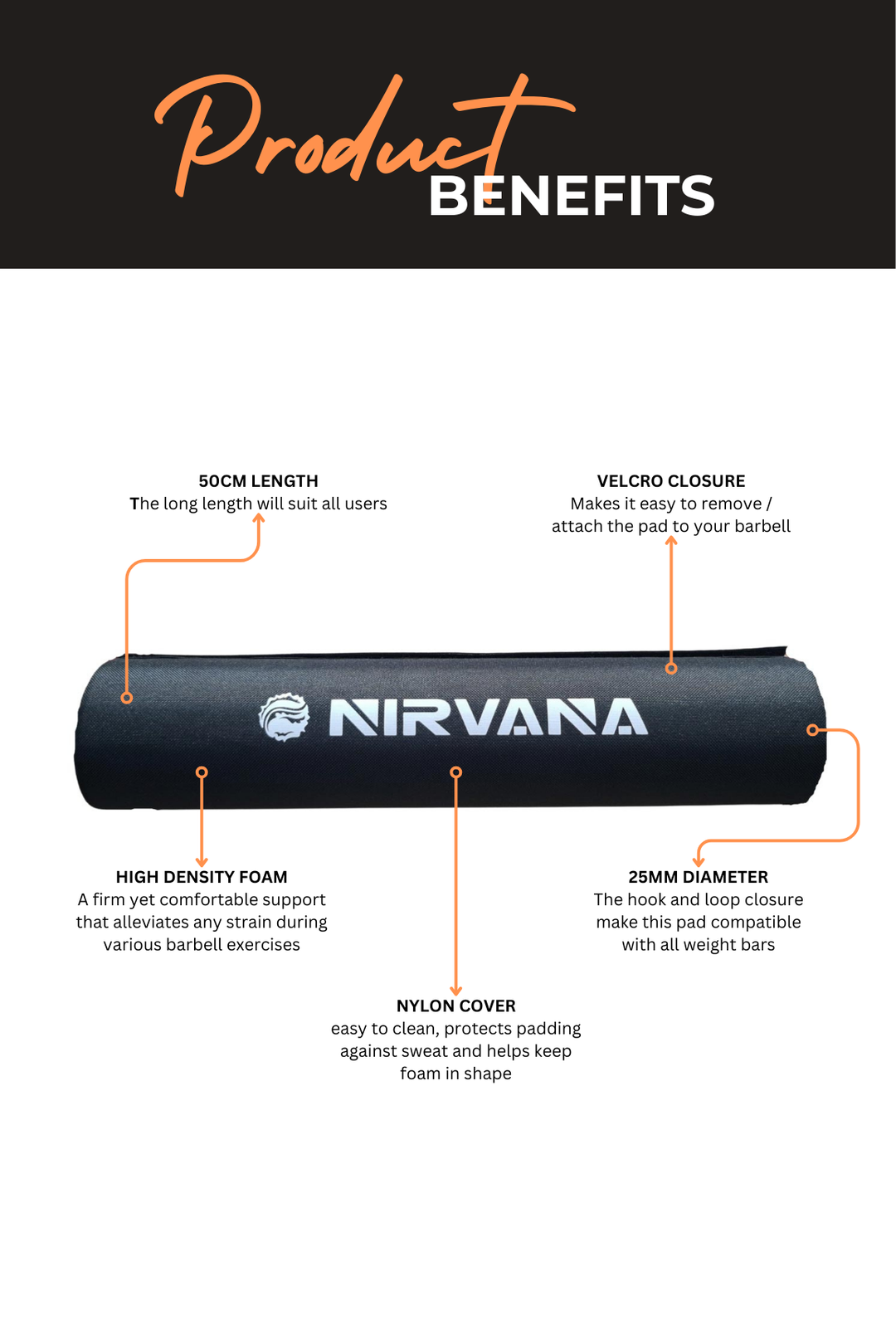 Nirvana Barbell Pad