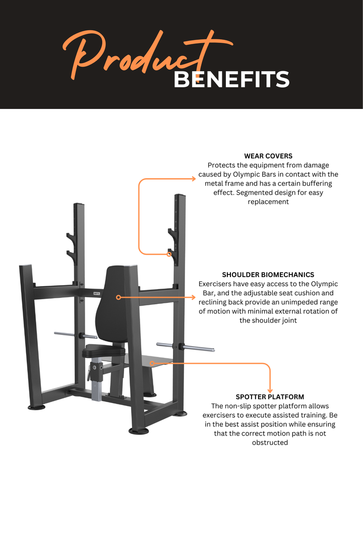 Body Iron Commercial Pro Olympic Military Bench Press