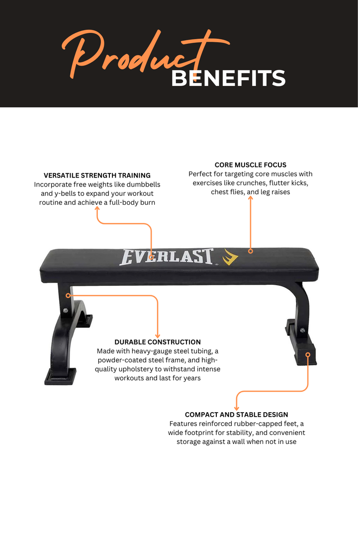 Everlast Utility Flat Bench