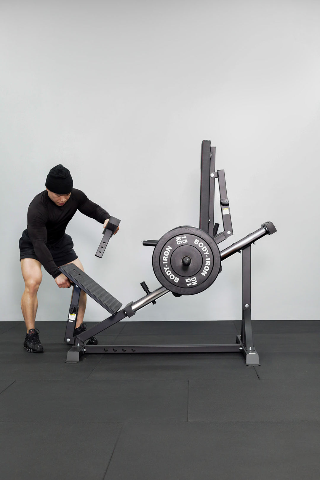 BodyIron® Compact Leg Press & Calf Raise Machine