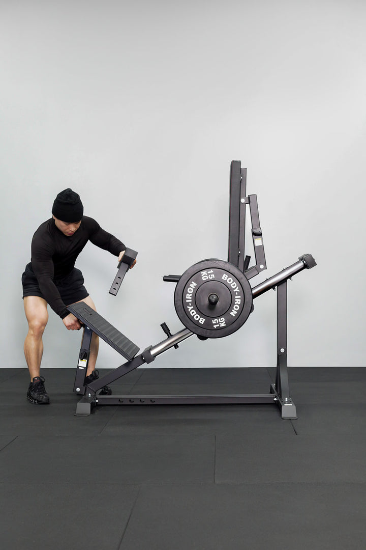 BodyIron® Compact Leg Press & Calf Raise Machine