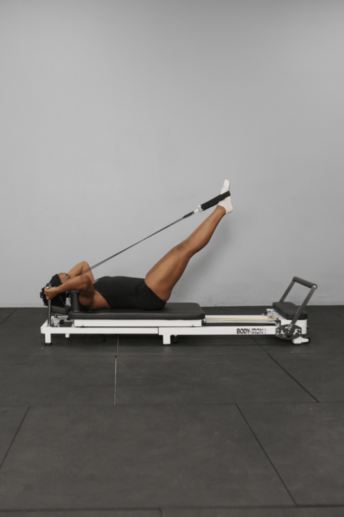 BodyIron Pilates Compact Pilates Reformer Iron Frame