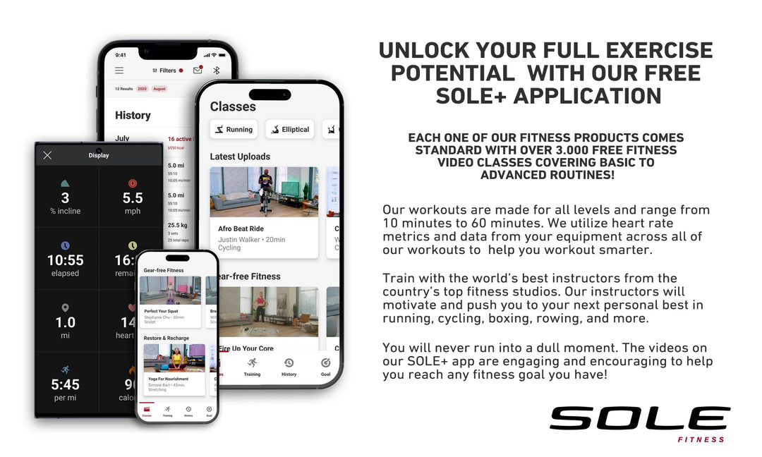 Sole F85 Entertainment Smart Folding Treadmill