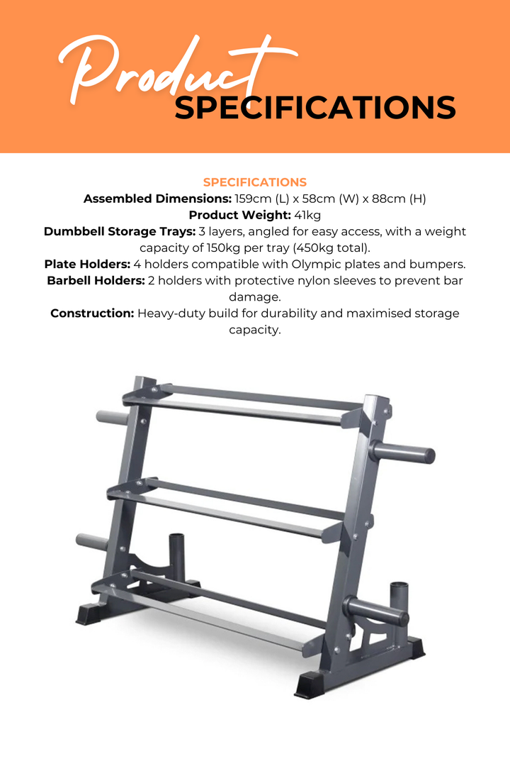 BodyWorx Weight Storage Rack