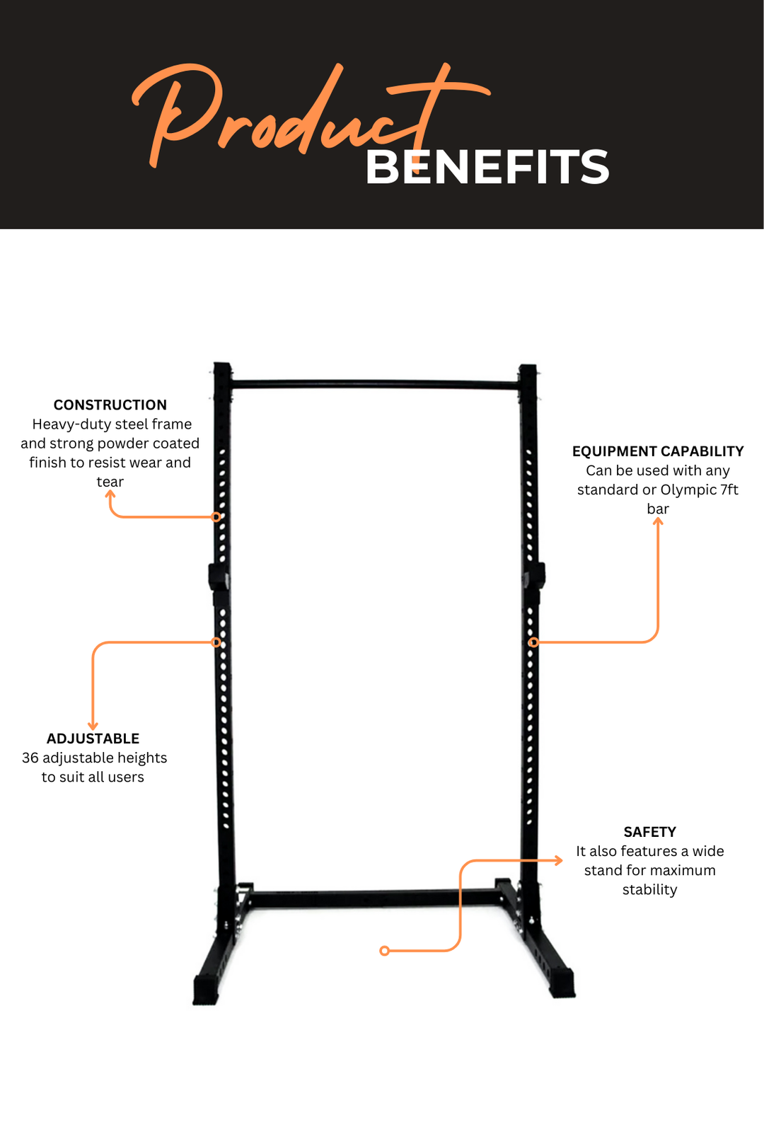 Body Iron SQR 60 Heavy Duty Squat Rack