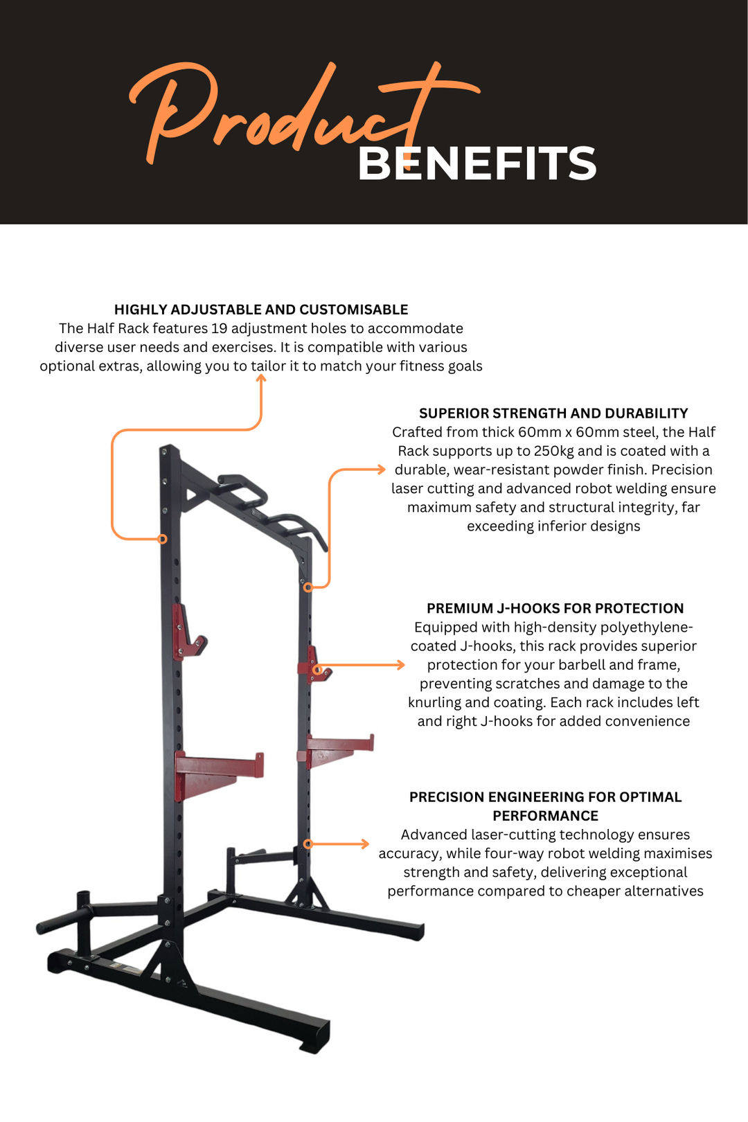 Body Iron Studio HR500 Half Rack