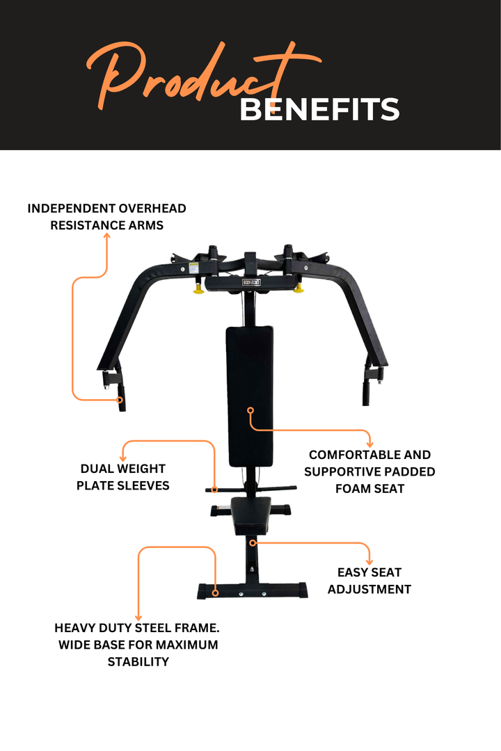 Body Iron Pec Dec & Rear Delt Machine