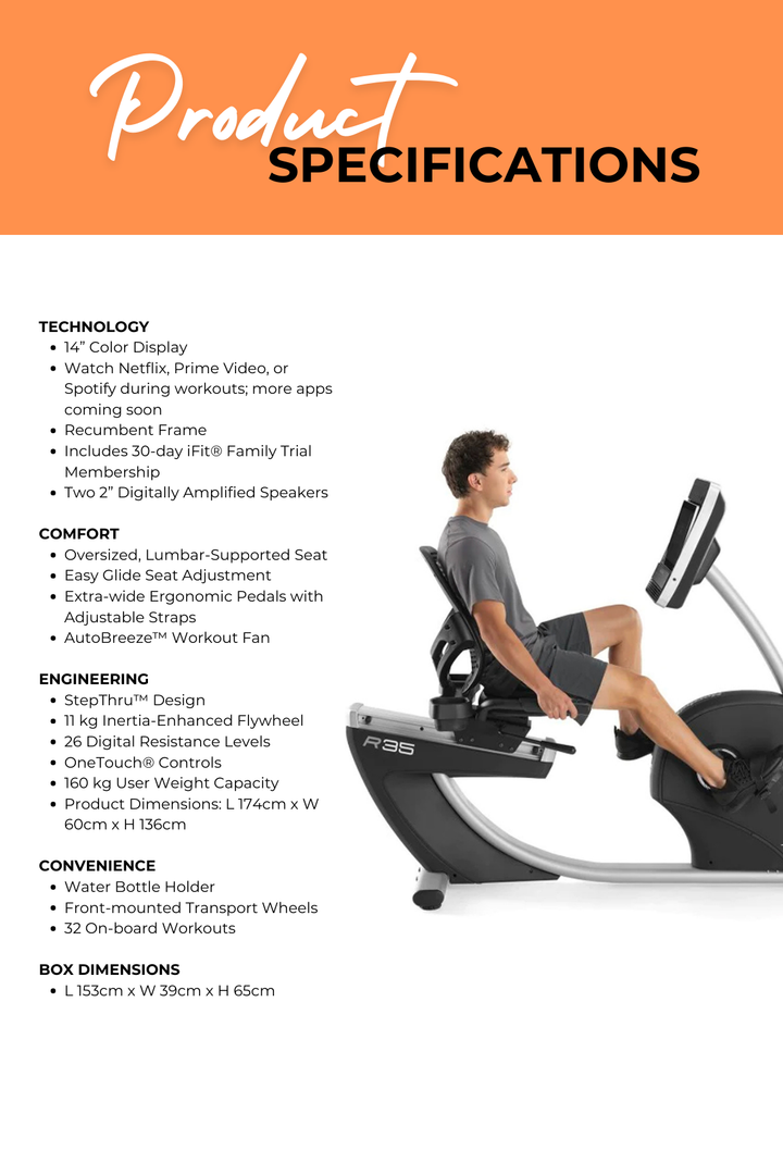 Nordictrack R35 Recumbent Bike