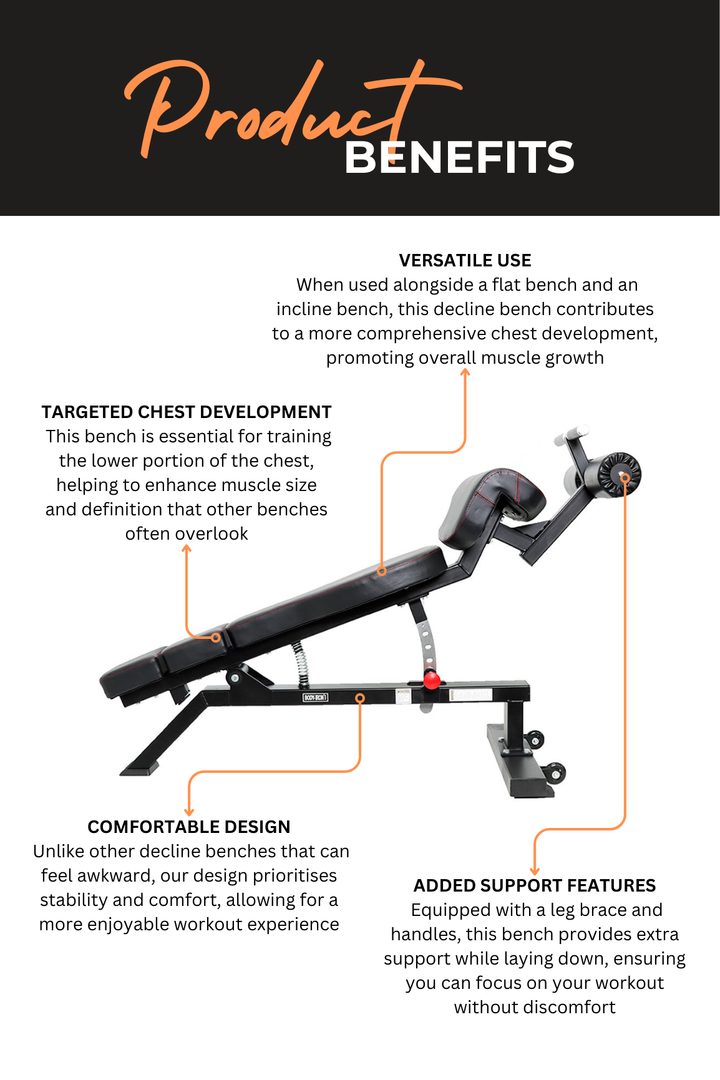 Body Iron Commercial Decline Sit-up AB Bench