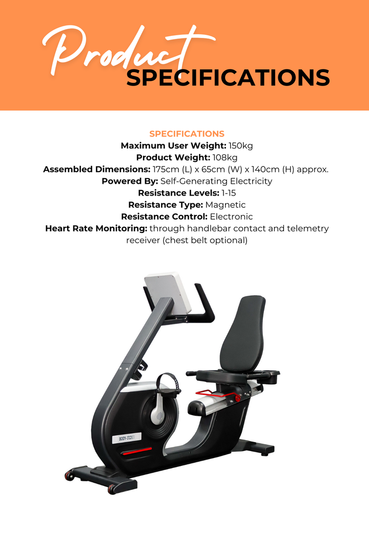 Body Iron Commercial Pro Recumbent Bike