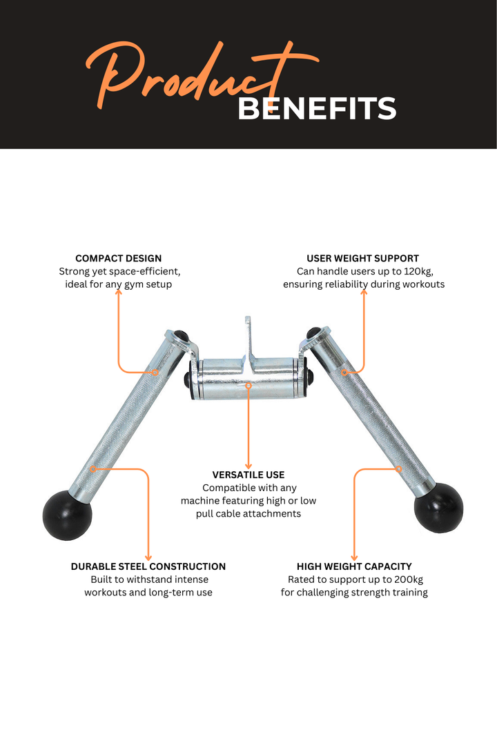 Body Iron Pro V bar Tricep Cable Attachment