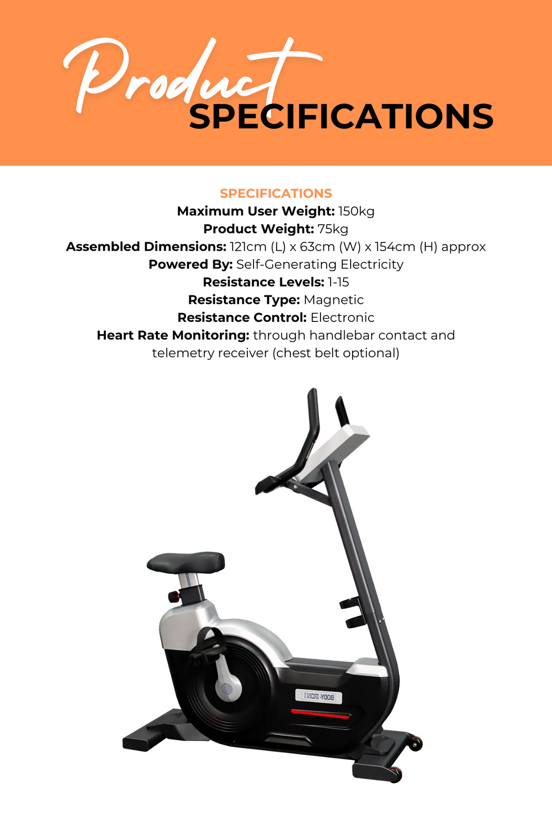 Body Iron Commercial Pro Exercise Bike