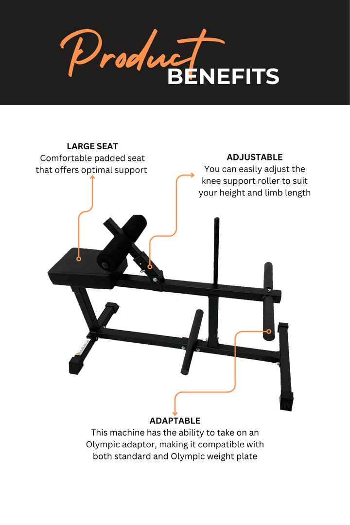 Body Iron Seated Calf Raise Machine