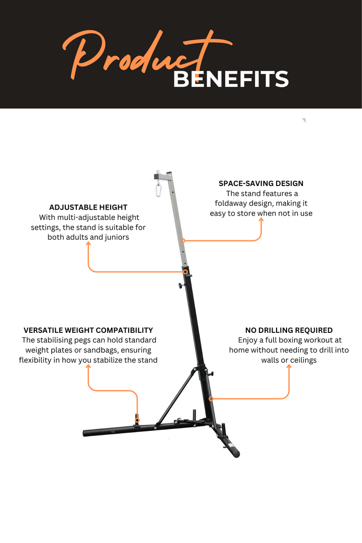 Body Iron Foldable Boxing Stand