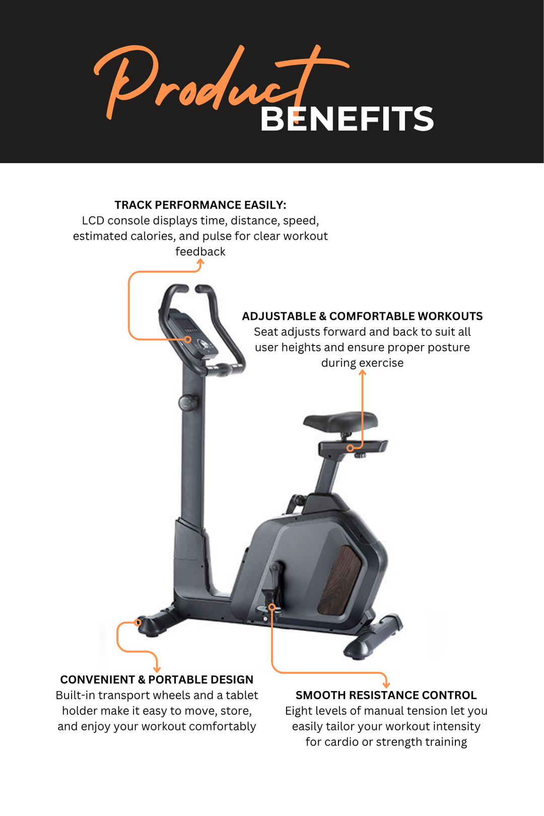 Body Iron Exercise Bike TXM350