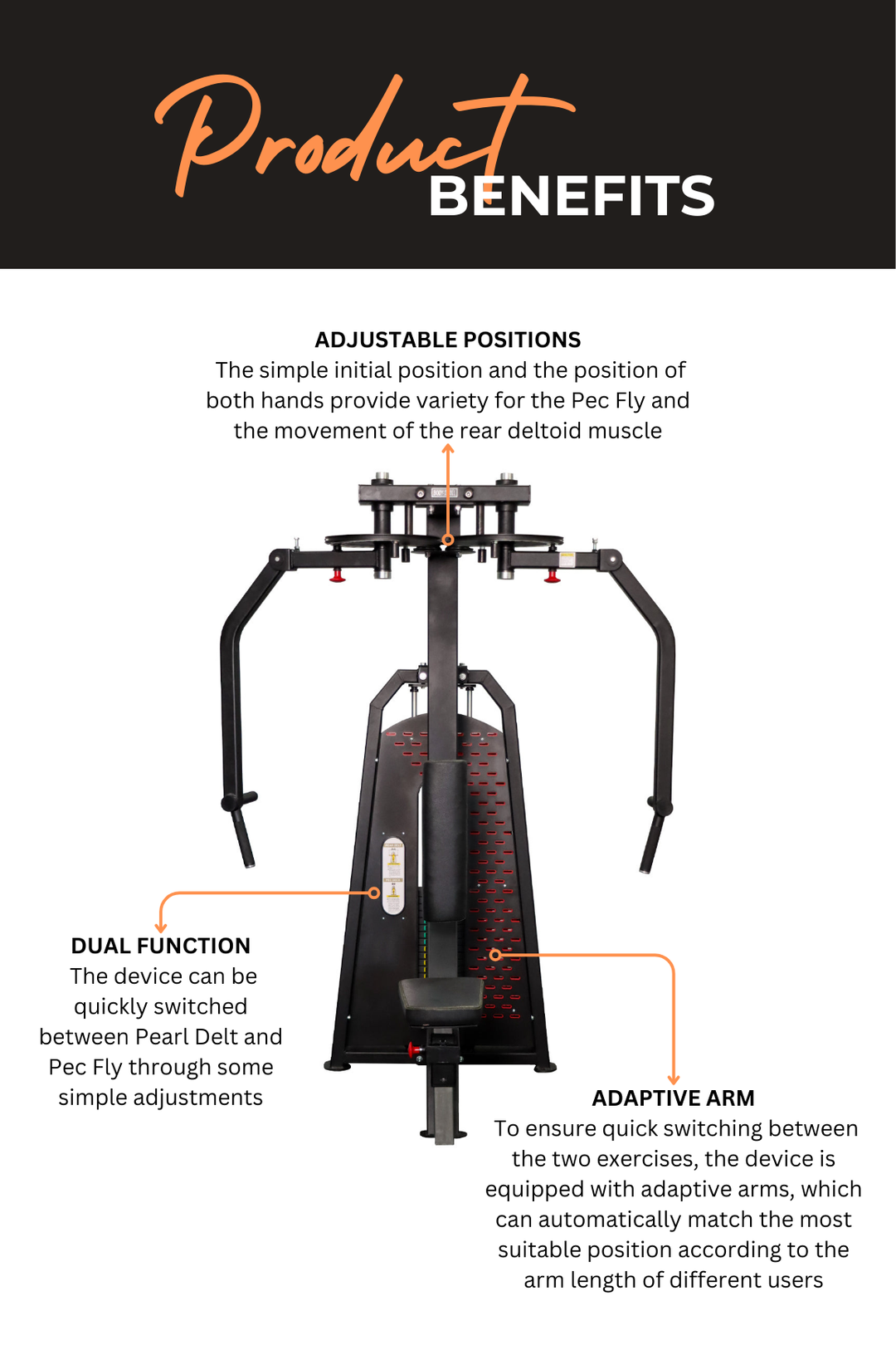 Body Iron Commercial Rear Delt / Pec Fly