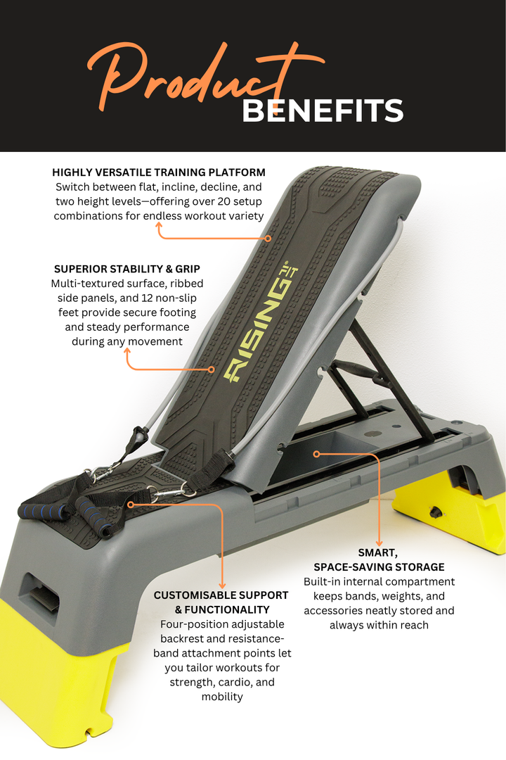 Body Iron Rising Pro Commercial Aerobic Deck Step