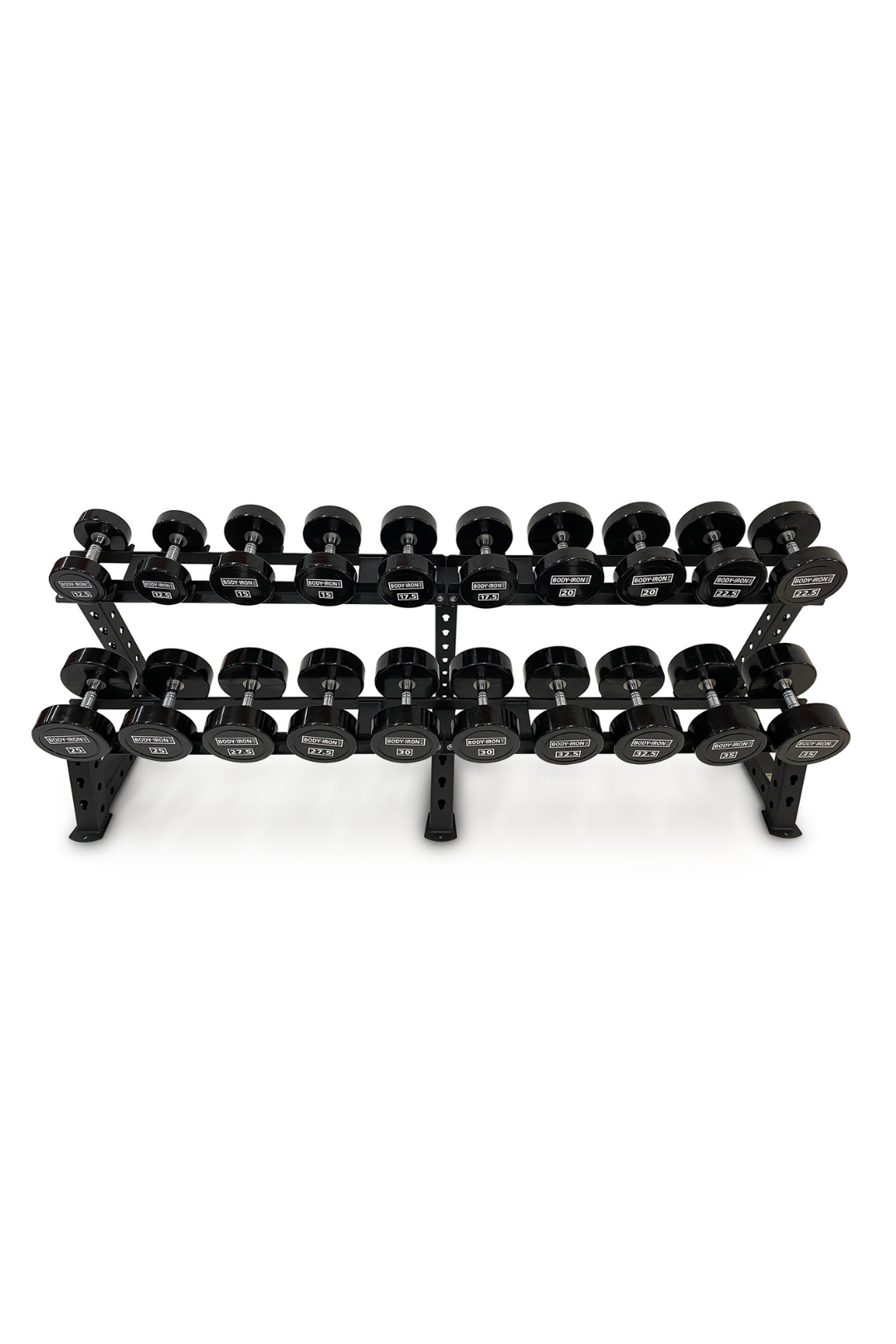 Body Iron 475kg Commercial Club CPU Dumbbell Set with Optional Rack