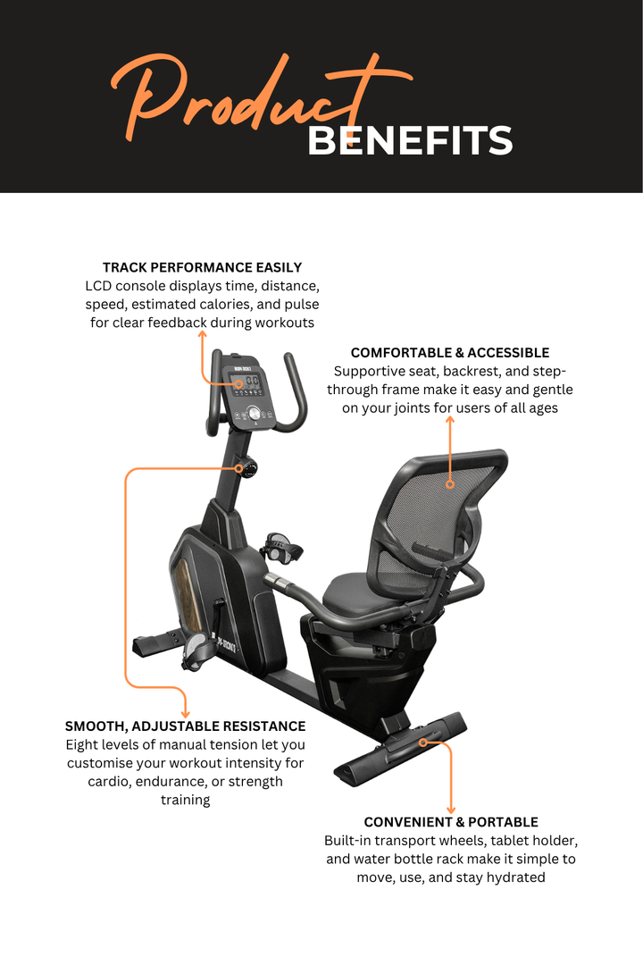 Body Iron Recumbent Bike TXM450