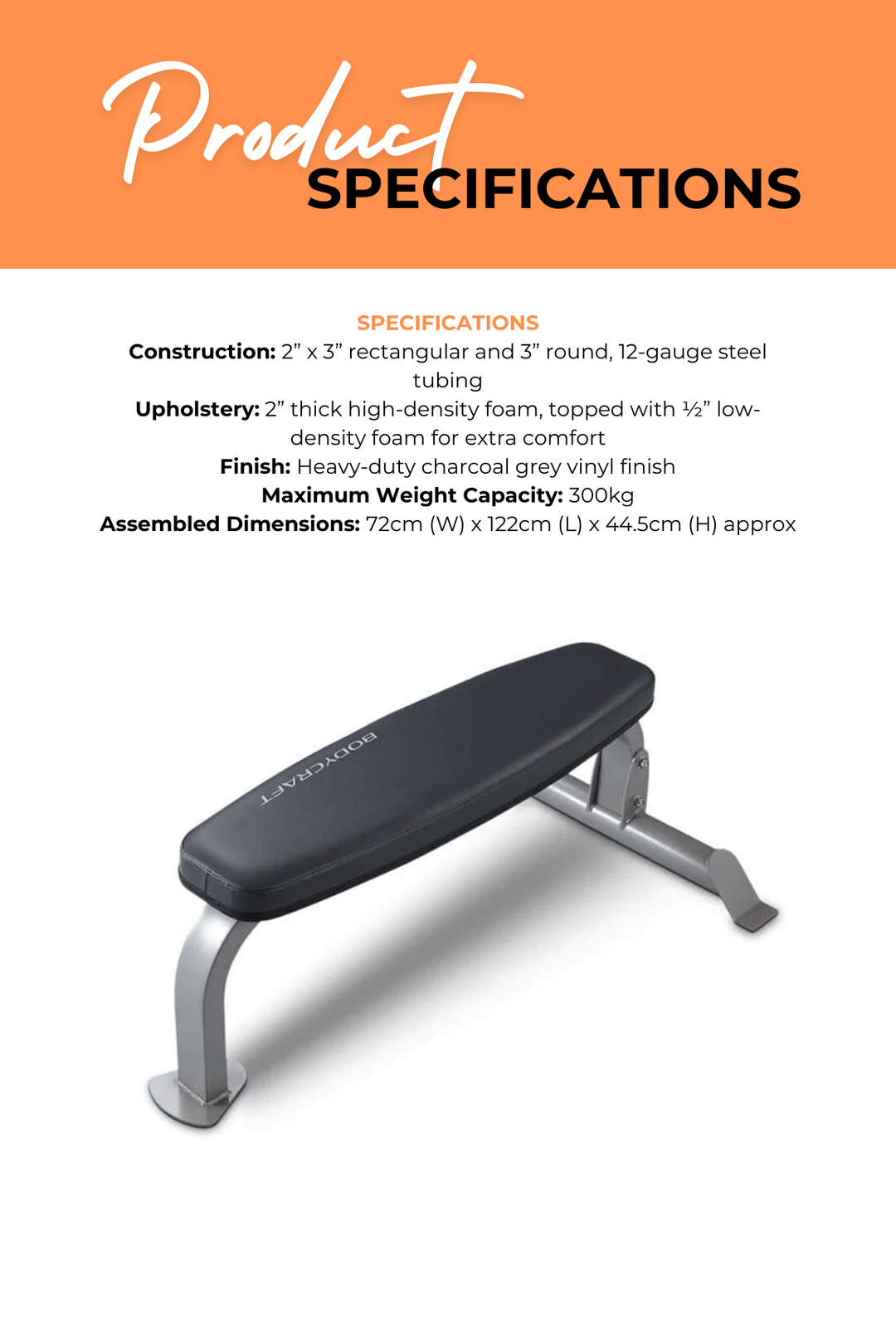 Bodycraft Flat Bench CF600