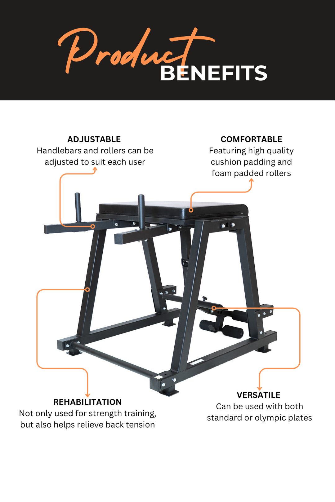 Body Iron Commercial Reverse Hyperextension