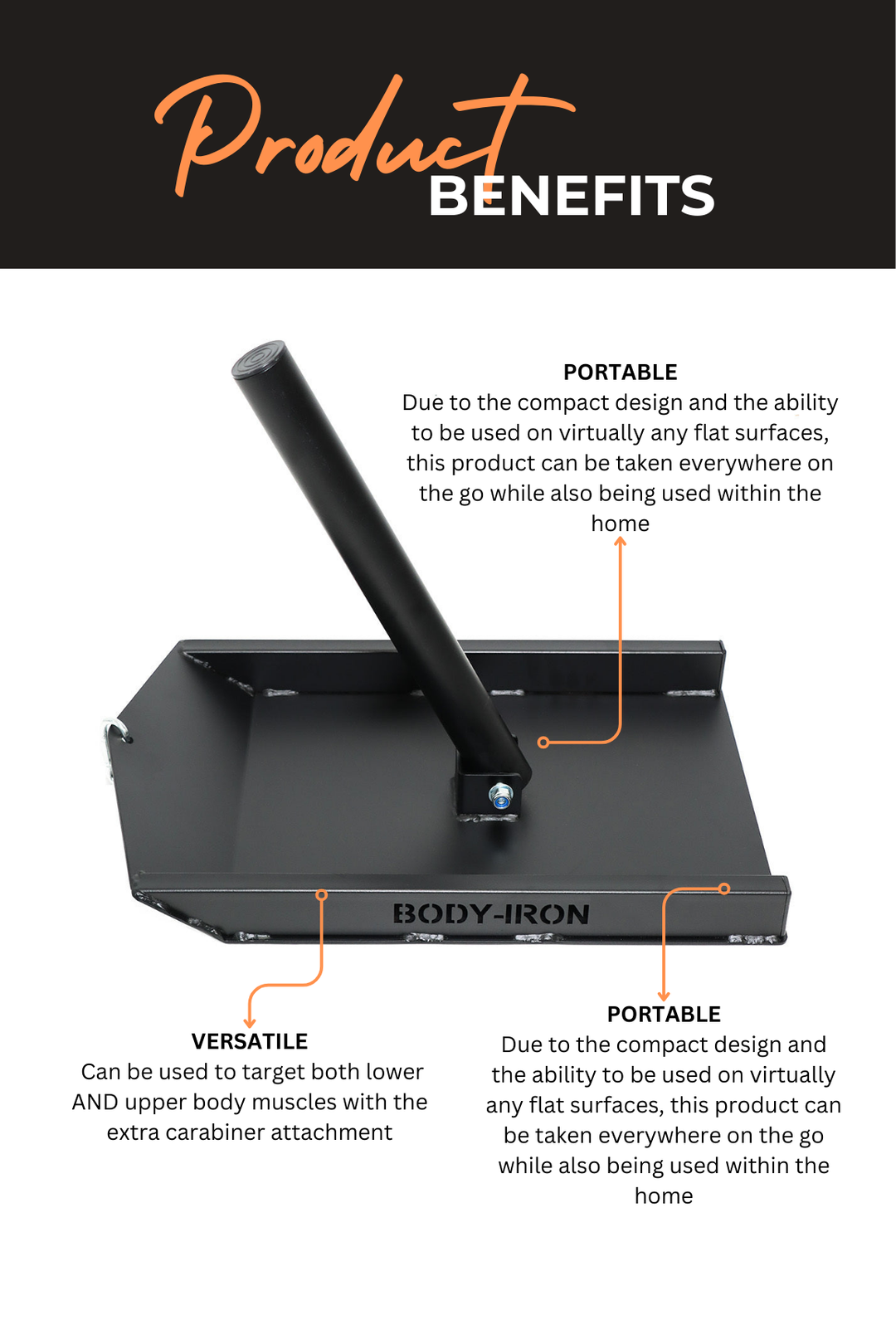 Body Sled Body Iron Compact Sled | World Fitness Australia