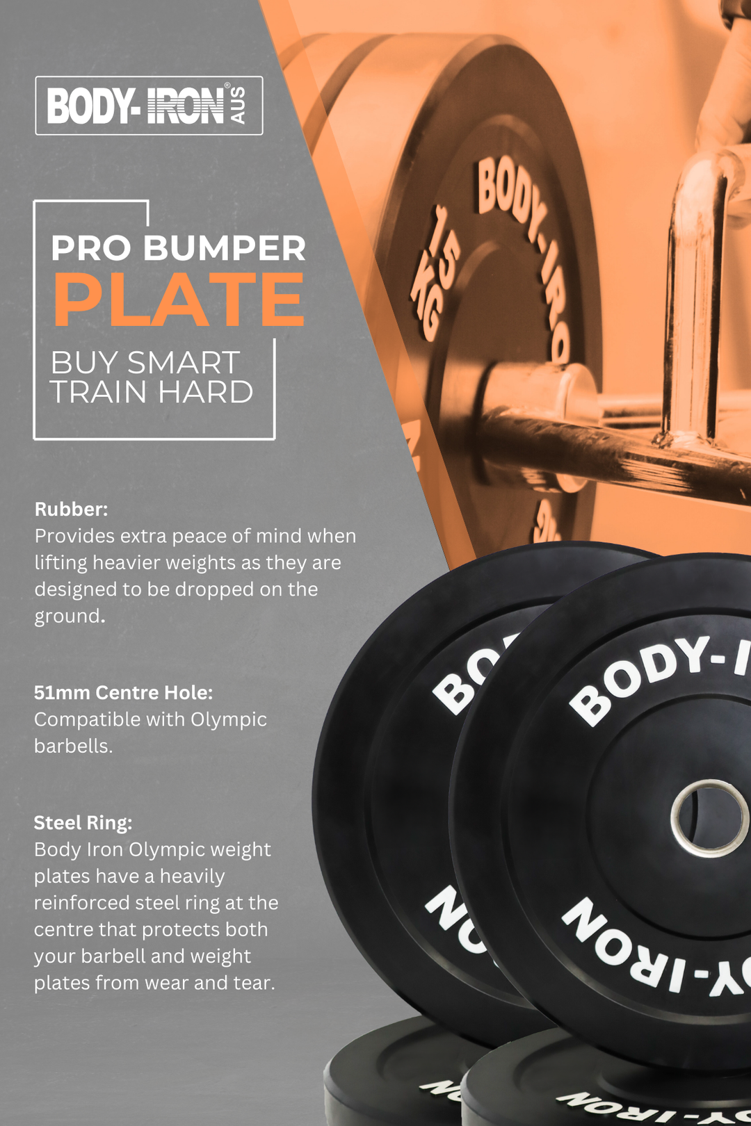 130kg Olympic Barbell Bumper Plate Set World Fitness