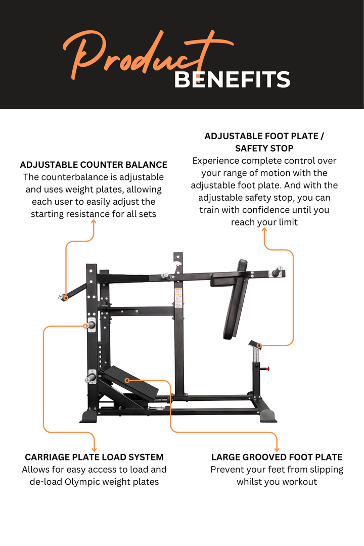 Body Iron Commercial Pendulum Squat Machine