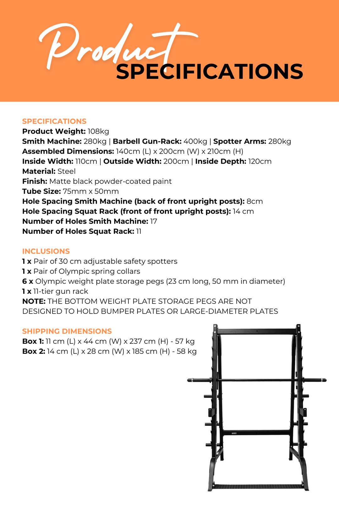 Body Iron Commercial Pro Club Smith Machine