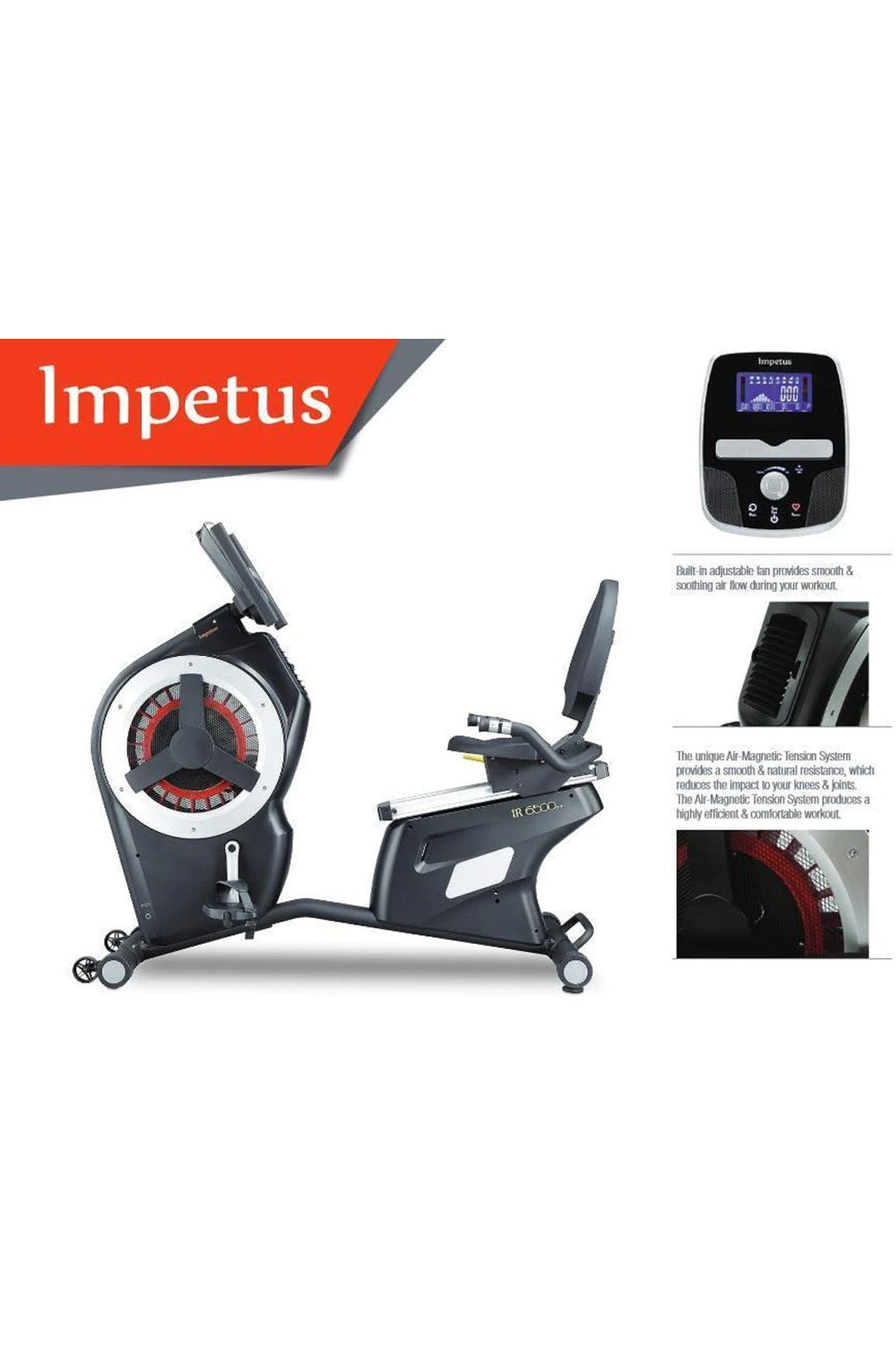 Impetus Light Commercial Recumbent Bike AIR6500AMV2 (FLOOR STOCK PICK UP ONLY MELBOURNE)