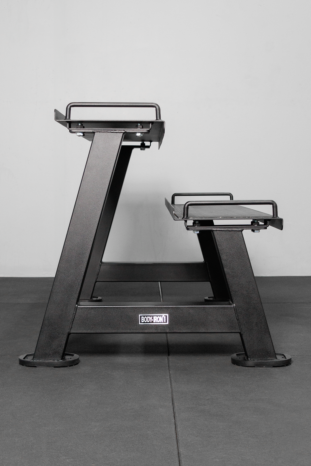 Body Iron Commercial Kettlebell Rack (2 Trays)