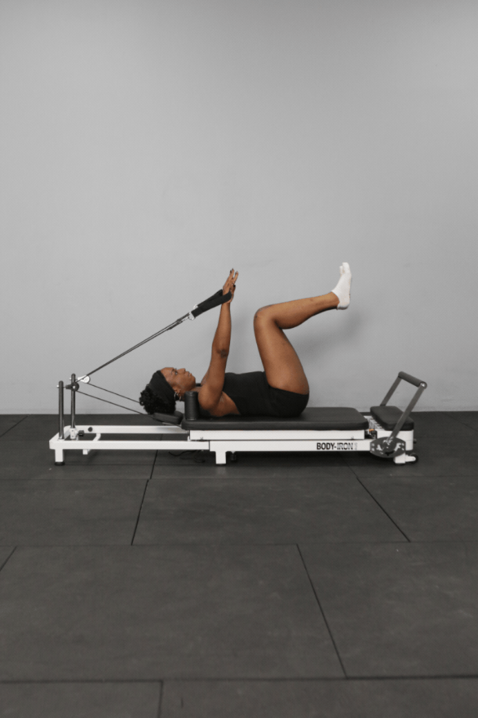 BodyIron Pilates Compact Pilates Reformer Iron Frame